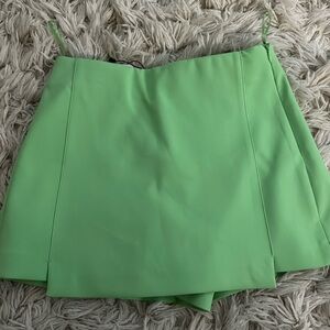 ZARA green shorts